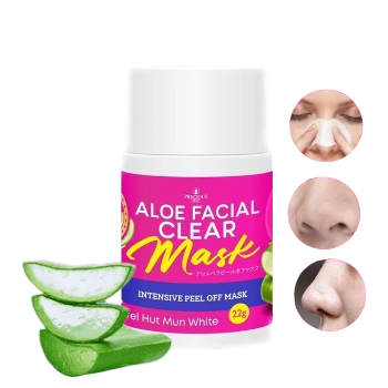 Ảnh sản phẩm Gel lột mụn nha đam thu nhỏ lỗ chân lông Aloe facial Clear Mask Precious Skin 22gr 1