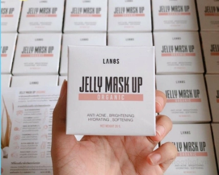 Mặt nạ thạch hữu cơ đánh bay mụn dưỡng trắng da Lanos Jelly Mask up Organic ảnh 20