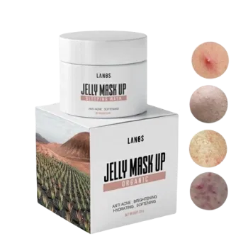 Ảnh sản phẩm Mặt nạ thạch hữu cơ phục hồi da tổn thương do mụn Lanos Jelly Mask up Organic Thái Lan 1