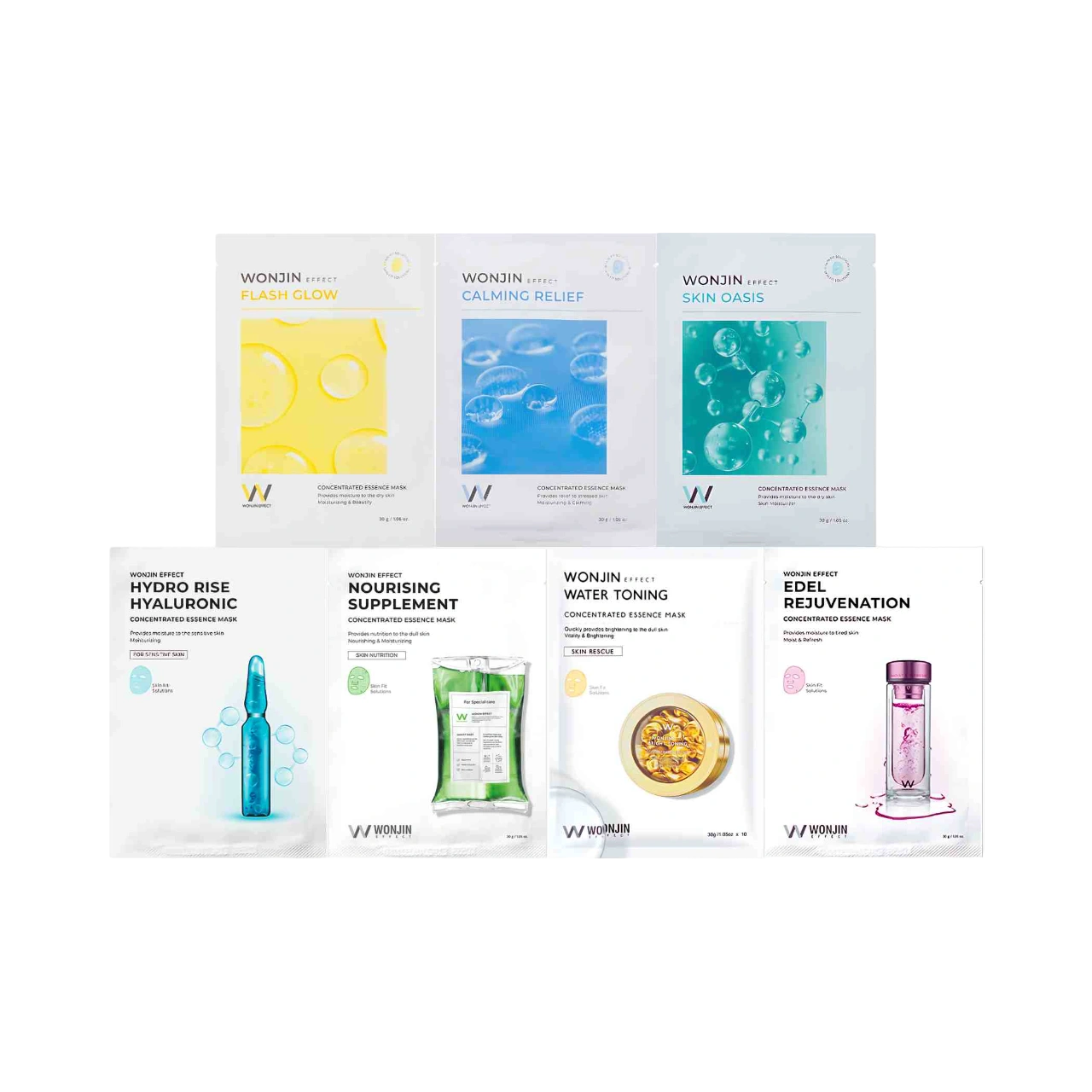 Mặt nạ Wonjin Effect chính hãng dưỡng sáng, cấp ẩm, phục hồi và trẻ hóa da