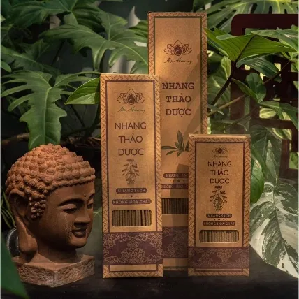 Nhang sạch thảo mộc không hóa chất từ thân, lá cây  Mộc Hương  ảnh 3