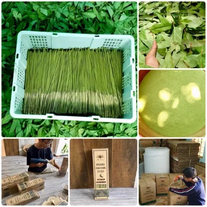 Nhang sạch thảo mộc không hóa chất từ thân, lá cây  Mộc Hương  ảnh 5