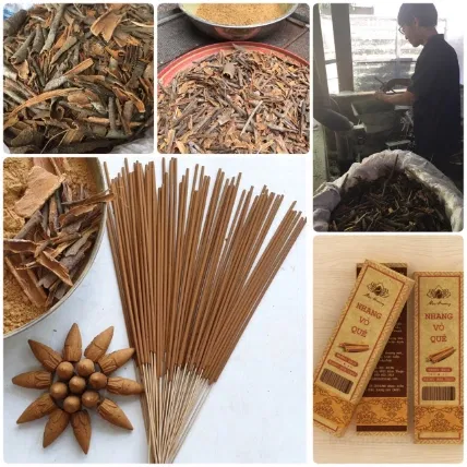 Nhang sạch thảo mộc không hóa chất từ thân, lá cây  Mộc Hương  ảnh 6