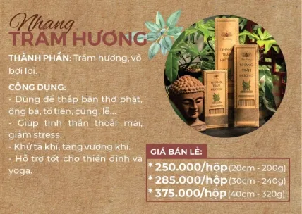 Nhang sạch thảo mộc không hóa chất từ thân, lá cây  Mộc Hương  ảnh 12