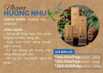 Nhang sạch thảo mộc không hóa chất từ thân, lá cây  Mộc Hương  ảnh 15