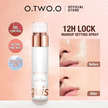 Xịt khóa lớp trang điểm O.TWO.O Fine Mist Makeup Setting Spray ảnh 10