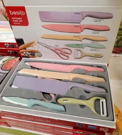 Bộ dao làm bếp đa năng 6 món Besico Kitchen Knife Set Thái Lan ảnh 9