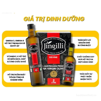Dầu ô liu nguyên chất Jingilli DEVINE Extra Virgin Olive Oil - Úc ảnh 2