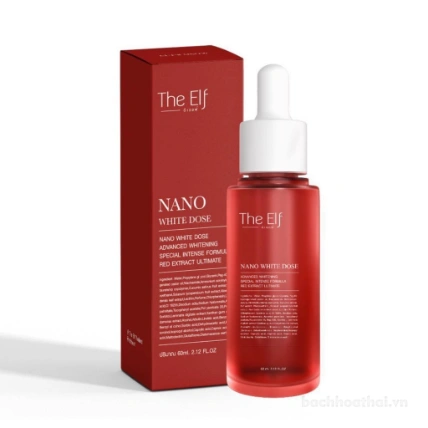 Serum truyền trắng giảm thâm nám mờ sẹo toàn thân The ELF Nano White Dose ảnh 2