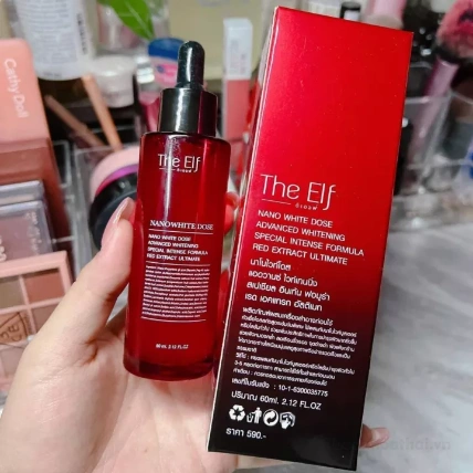 Serum truyền trắng giảm thâm nám mờ sẹo toàn thân The ELF Nano White Dose ảnh 7