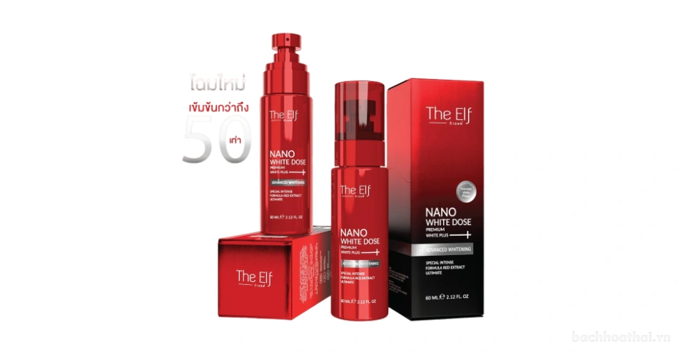 Serum truyền trắng giảm thâm nám mờ sẹo toàn thân The ELF Nano White Dose