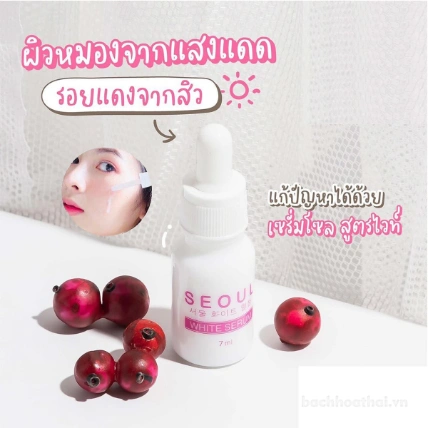 Kem serum tinh chất nha đam, ốc sên dưỡng ẩm trắng da Seoul Moist White Cream ảnh 12