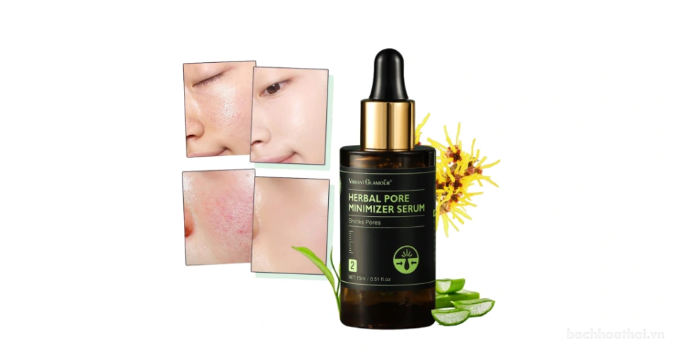 Tinh chất thu nhỏ lỗ chân lông Herbal Pore Minimizer Serum trắng mịn