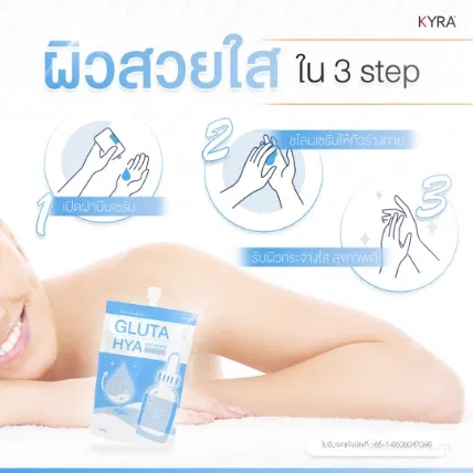 Tinh chất KYRA GLUTA HYA Body Serum phục hồi làn da sáng, đều màu ảnh 6