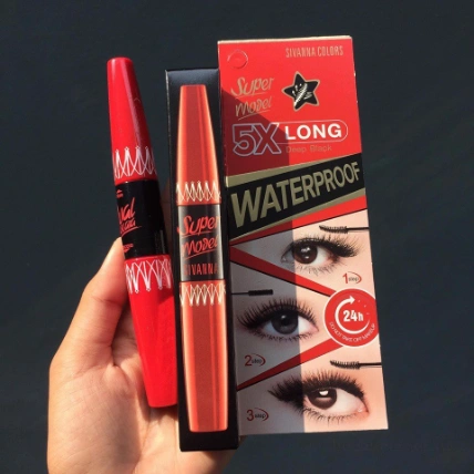 Mascara Hai Đầu Sivanna Super Model 5X Long Waterproof HF893 ảnh 14