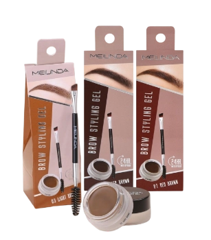 Ảnh sản phẩm Gel màu tạo kiểu lông mày MEILINDA Brow Styling Gel kèm cọ  1