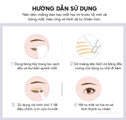 Miếng dán kích 2 mí Double Eyelid Sticker  ảnh 7