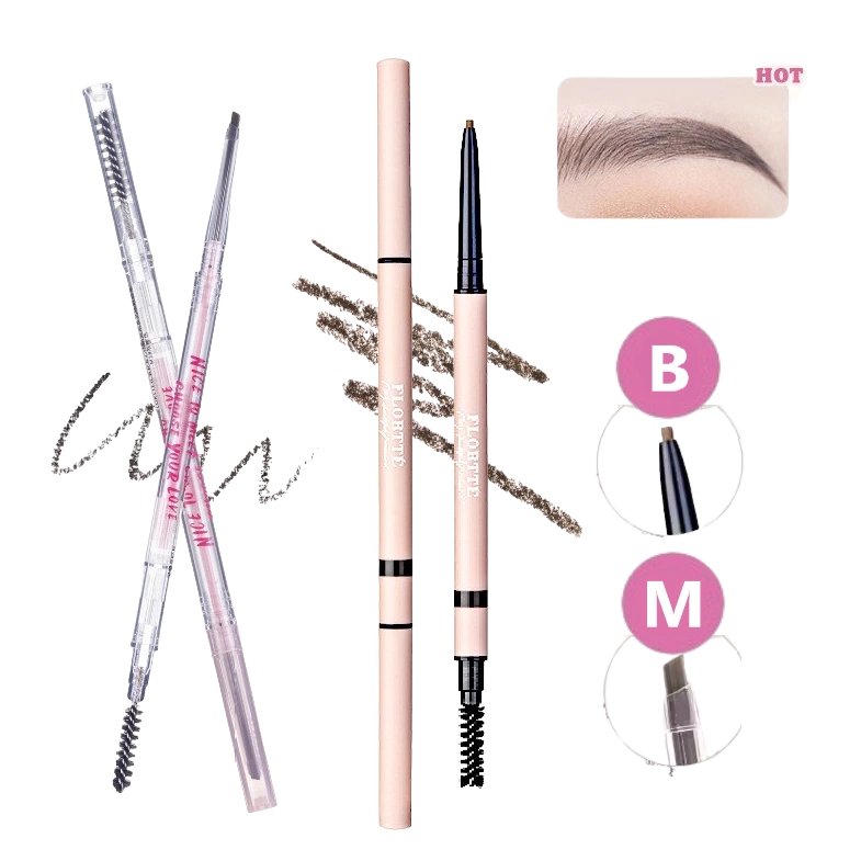 Chì kẻ lông mày Flortte 2 đầu siêu bền chống thấm nước