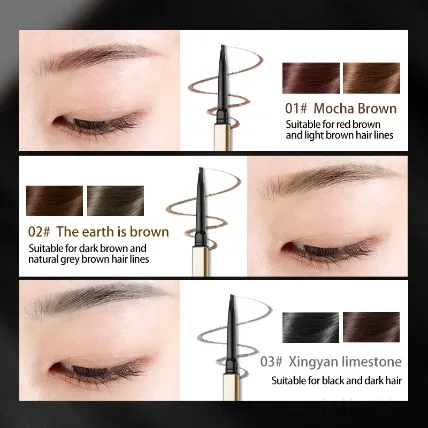 Chì kẻ mày Colorkey hai đầu lâu trôi kháng nước ảnh 4