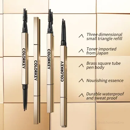 Chì kẻ mày Colorkey hai đầu lâu trôi kháng nước ảnh 8