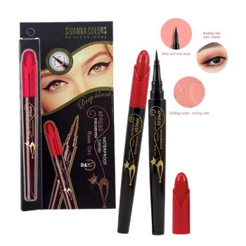 Ảnh sản phẩm Bút dạ kẻ mắt nước Sivanna Colors Xpress Rose Cat chống nước, không lem  1