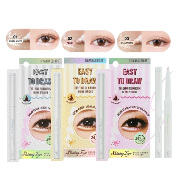 Ảnh sản phẩm Bút nhũ bắt sáng Sivanna Colors Easy To Draw Shining Eye Highlighter Stick  1