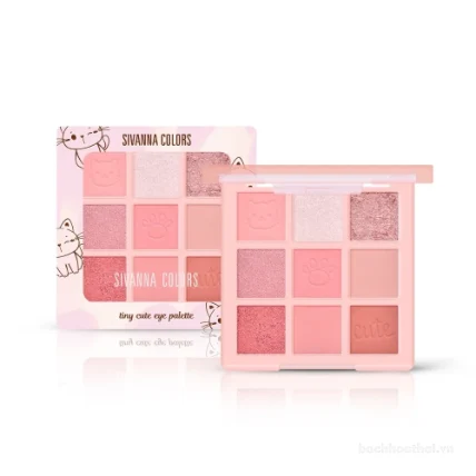 Bảng phấn mắt 9 ô Sivanna Colors Tiny Cute Eye Palette  ảnh 10