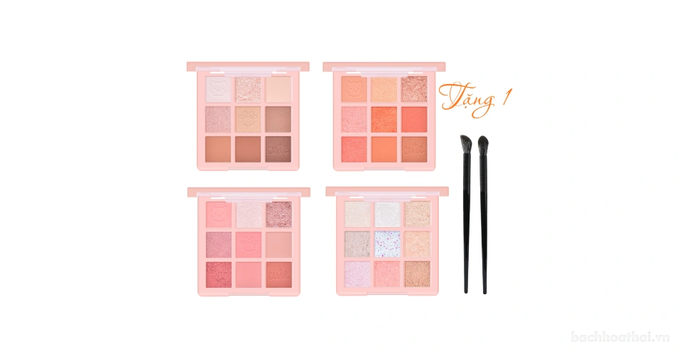 Bảng phấn mắt 9 ô Sivanna Colors Tiny Cute Eye Palette