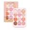 Bảng phấn mắt 12 ô mịn lì kèm nhũ Sivanna Colors Wafer Berry Eye Palette HF635 ảnh 6