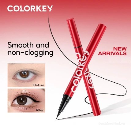 Bút kẻ mắt nước siêu mảnh Colorkey Skinny Lasting Liquid Eyeliner ảnh 3