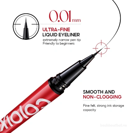 Bút kẻ mắt nước siêu mảnh Colorkey Skinny Lasting Liquid Eyeliner ảnh 4
