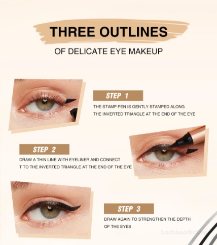 Bút kẻ mắt nước 2 đầu chống nước O.TWO.O Cat-Eye Stamp Eyeliner
ảnh 11