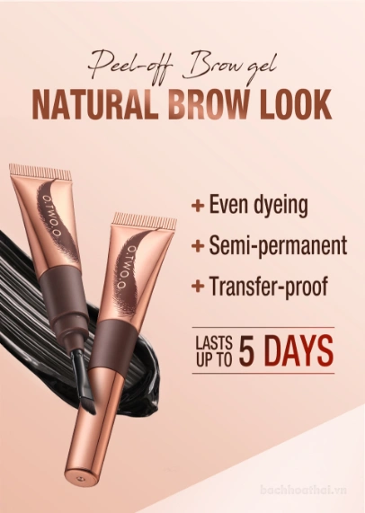 Gel nhuộm lông mày chống nước O.TWO.O Dyeing Peel-Off Eyebrow Tint
ảnh 4