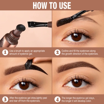 Gel nhuộm lông mày chống nước O.TWO.O Dyeing Peel-Off Eyebrow Tint
ảnh 13