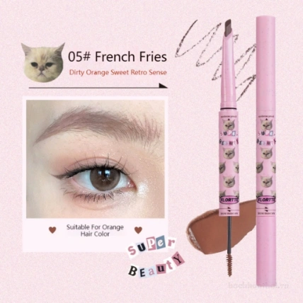 Chì kẻ mày hai đầu FLORTTE I Am Super Beauty Series ảnh 13