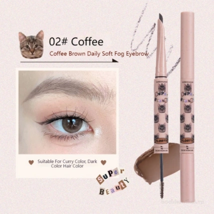 Chì kẻ mày hai đầu FLORTTE I Am Super Beauty Series ảnh 16