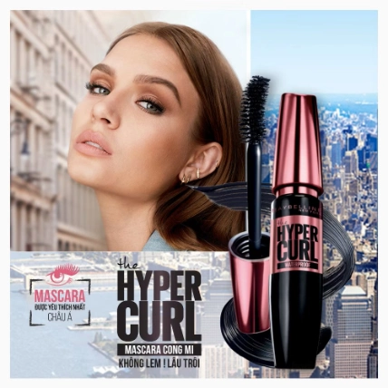 Chuốt mi chống nước Maybelline Hypercurl Waterproof Mascara 9.3ml ảnh 12