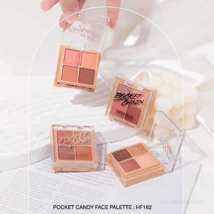 Phấn mắt 4+2 ô Sivanna Colors Pocket Candy Face Palette HF182 ảnh 5