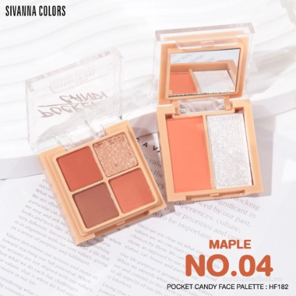 Phấn mắt 4+2 ô Sivanna Colors Pocket Candy Face Palette HF182 ảnh 8