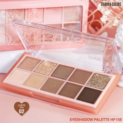 Phấn Mắt 10 Ô Sivanna Colors Eyeshadow Palette Fox & Frog HF158 ảnh 5