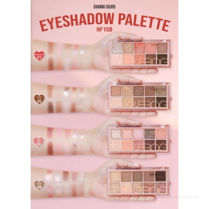 Phấn Mắt 10 Ô Sivanna Colors Eyeshadow Palette Fox & Frog HF158 ảnh 7