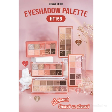 Phấn Mắt 10 Ô Sivanna Colors Eyeshadow Palette Fox & Frog HF158 ảnh 8