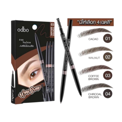 Chì kẻ mày xoay 2 đầu Odbo Wow Brow Easy Auto Slim Eyebrow 0.1g OD781
ảnh 1
