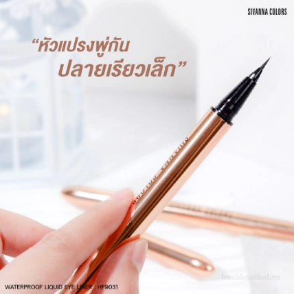 Kẻ mắt nước Sivanna Colors Waterproof Liquid Eye Liner Lasting Liner HF9031 ảnh 2