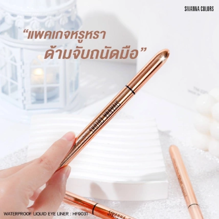 Kẻ mắt nước Sivanna Colors Waterproof Liquid Eye Liner Lasting Liner HF9031 ảnh 3