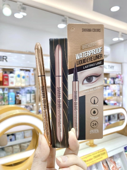 Kẻ mắt nước Sivanna Colors Waterproof Liquid Eye Liner Lasting Liner HF9031 ảnh 6