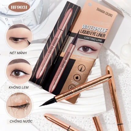 Kẻ mắt nước Sivanna Colors Waterproof Liquid Eye Liner Lasting Liner HF9031 ảnh 7