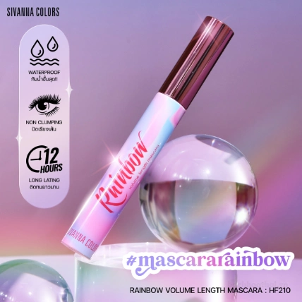 Mascara Sivanna Colors Rainbow Volume Length HF210 ảnh 9