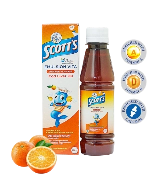 Ảnh sản phẩm Siro SCOTT'S Emulsion Vita giúp trẻ ăn ngon ngăn còi xương Thái Lan 1