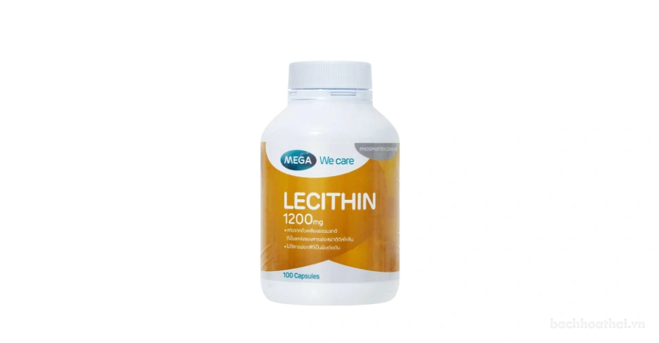 Viên uống bổ não cải thiện chức năng gan Mega We Care Lecithin 1200 mg